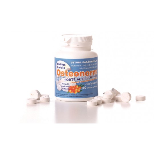 Osteonorm FORTE tabletes ar smiltsērkšķi 700 mg, Bionorm