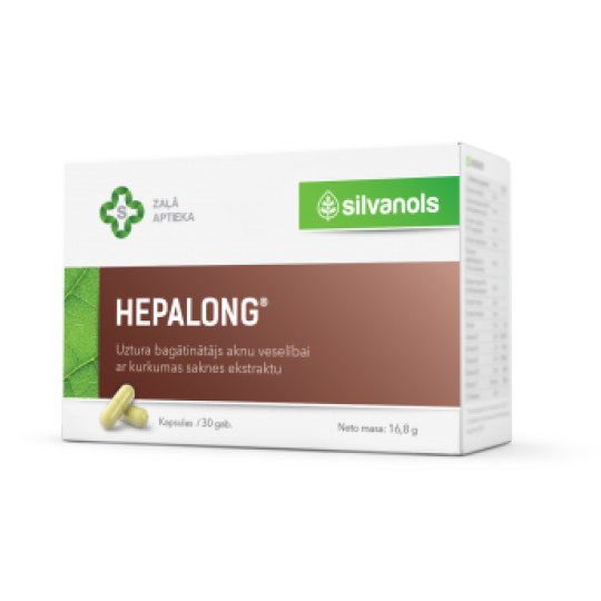Hepalong  (30 kapsulas) 16 g, SILVANOLS